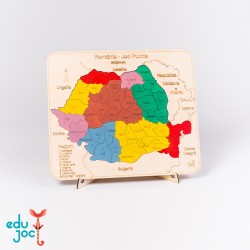 Puzzle Harta Romaniei cu Judete